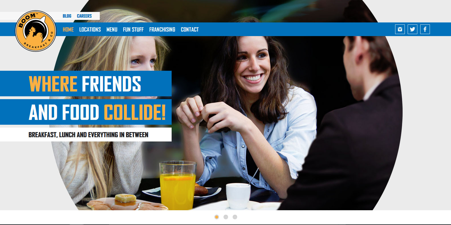 Boom Breakfast - Website Design and Development