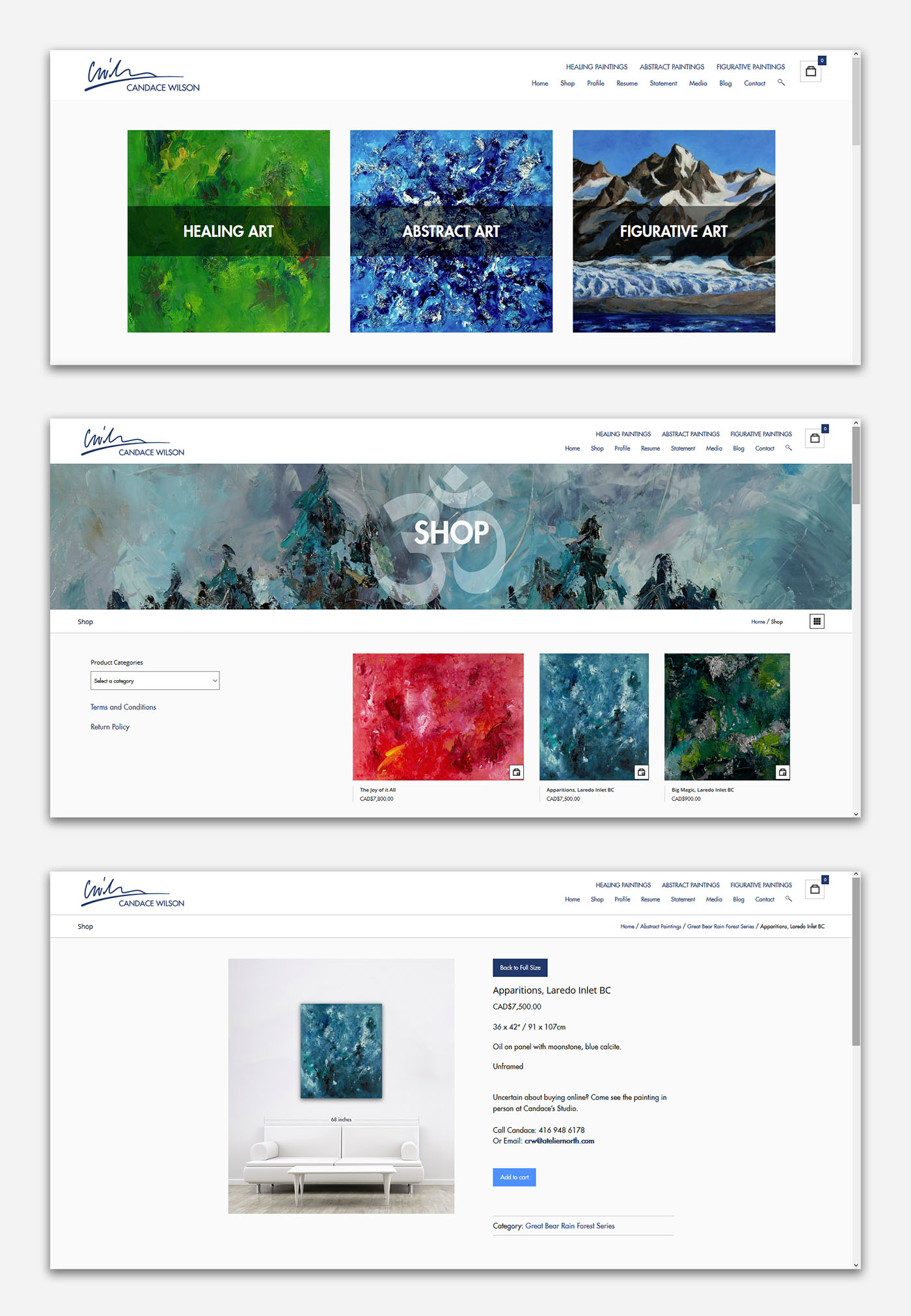 Candace Wilson - Website Design and Development