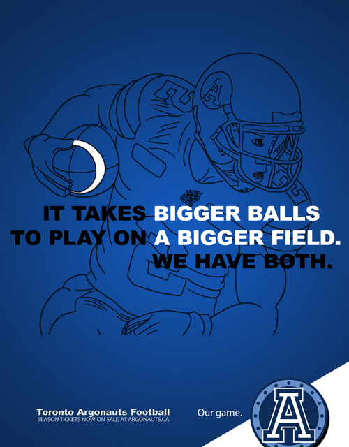 Toronto Argonauts - Advertising Spec